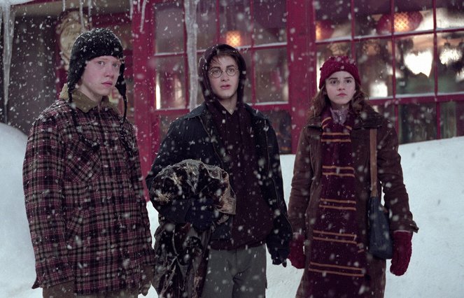 Harry Potter a vězeň z Azkabanu - Z filmu - Rupert Grint, Daniel Radcliffe, Emma Watson
