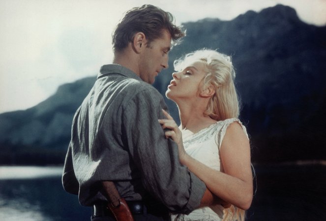 Řeka bez návratu - Z filmu - Robert Mitchum, Marilyn Monroe