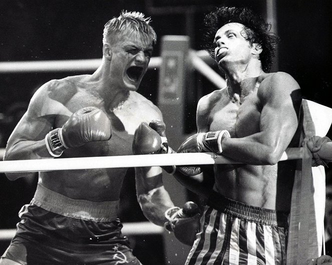 Rocky IV - Z filmu - Dolph Lundgren, Sylvester Stallone