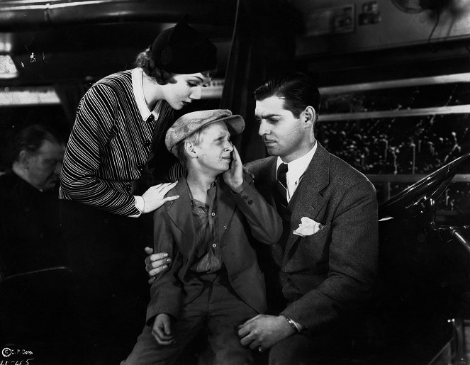 Claudette Colbert, George P. Breakston, Clark Gable