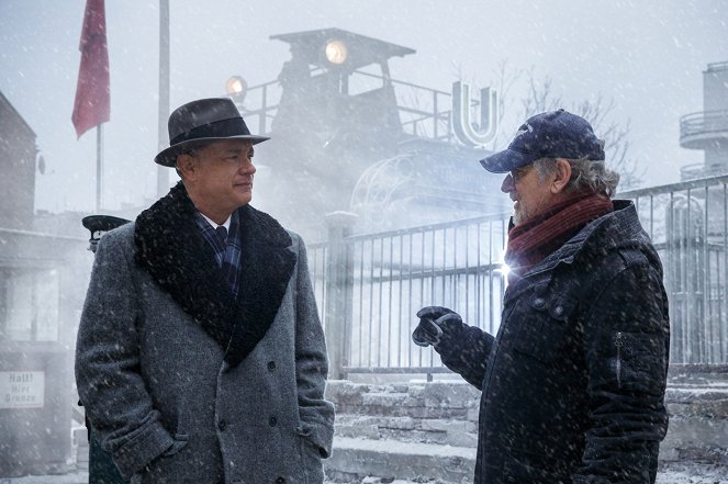 Most špiónů - Z natáčení - Tom Hanks, Steven Spielberg