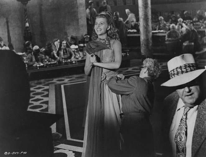 Salome - Z natáčení - Rita Hayworth