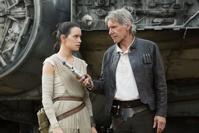 Star Wars: Sila sa prebúdza - Z filmu - Daisy Ridley, Harrison Ford