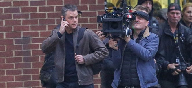 Jason Bourne - Z natáčení - Matt Damon, Barry Ackroyd