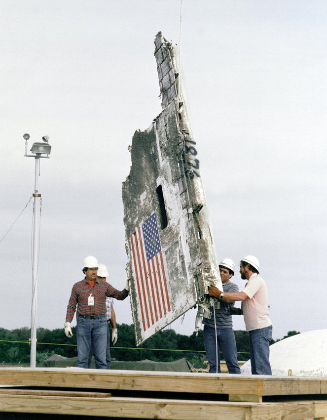 Výbuch raketoplánu Challenger - Z filmu