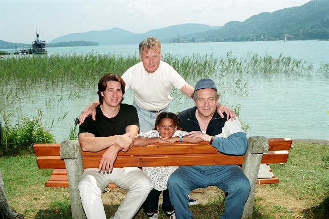 Unser Opa ist der Beste - Z natáčení - Tobias Moretti, Helmuth Lohner, Rebecca Horner, Otto Schenk