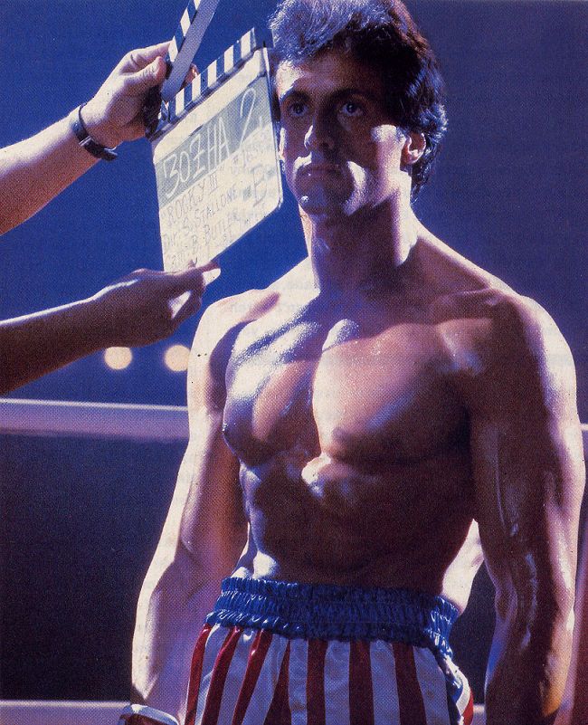 Rocky III - Z natáčení - Sylvester Stallone