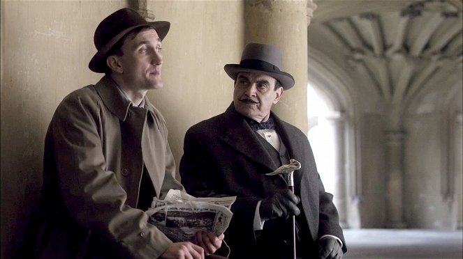 Agatha Christie's Poirot - Velká čtyřka - Z filmu - Tom Brooke, David Suchet