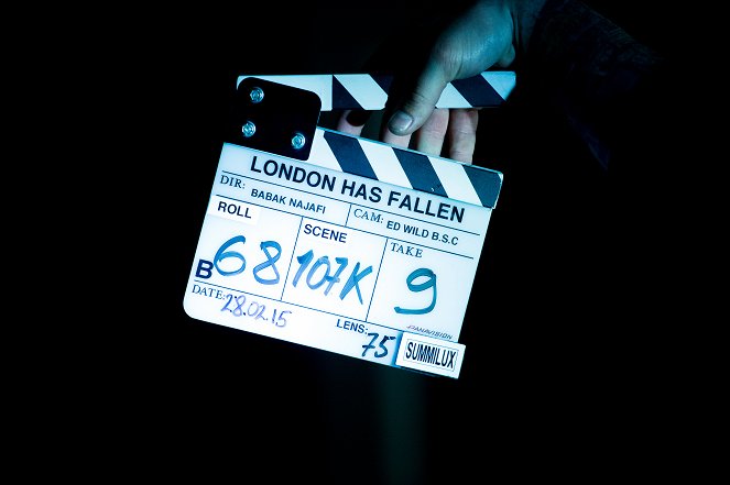 Pád Londýna - Z natáčení