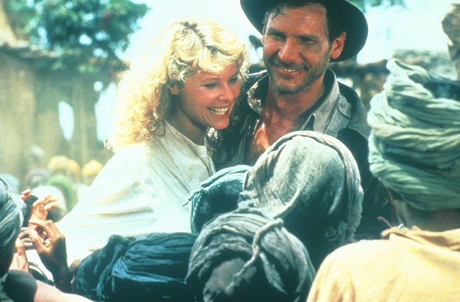 Indiana Jones a Chrám zkázy - Z filmu - Kate Capshaw, Harrison Ford