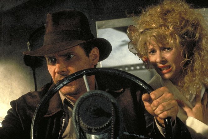 Indiana Jones a Chrám skazy - Z filmu - Harrison Ford, Kate Capshaw