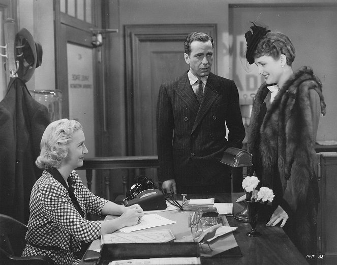 Maltézský sokol - Z filmu - Lee Patrick, Humphrey Bogart, Mary Astor