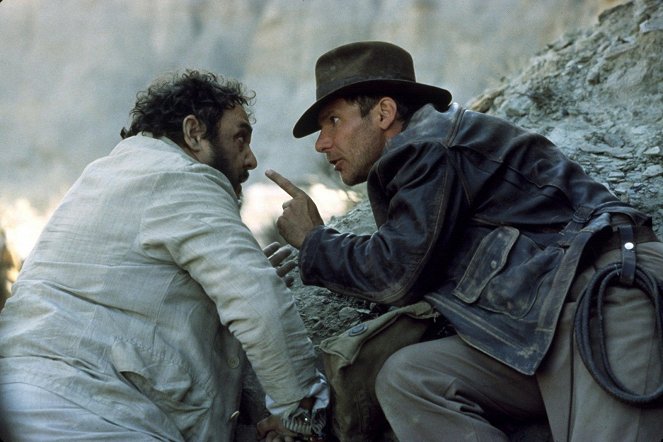 Indiana Jones a Poslední křížová výprava - Z filmu - John Rhys-Davies, Harrison Ford