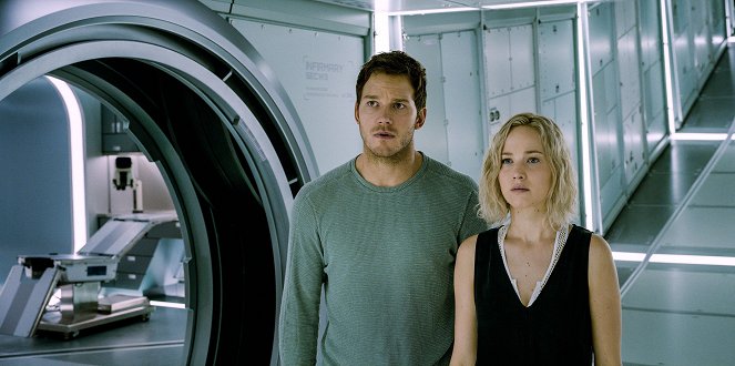 Pasažéři - Z filmu - Chris Pratt, Jennifer Lawrence
