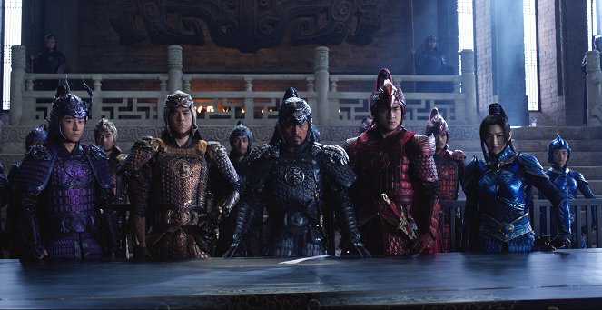 Velká čínská zeď - Z filmu - Xuan Huang, Eddie Peng, Hanyu Zhang, Kenny Lin, Tian Jing