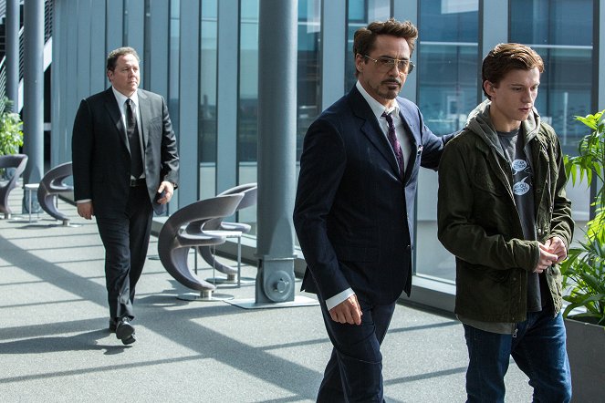 Jon Favreau, Robert Downey Jr., Tom Holland