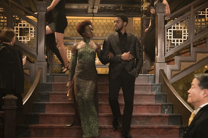 Black Panther - Z filmu - Lupita Nyong'o, Chadwick Boseman