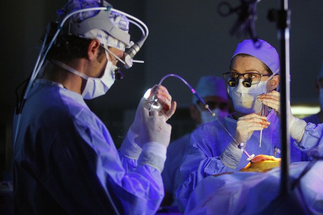 Chirurgové - Doktor v hlavě - Z filmu - Patrick Dempsey, Ellen Pompeo