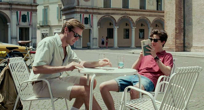 Dej mi své jméno - Z filmu - Armie Hammer, Timothée Chalamet