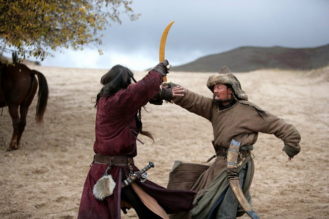 Mongol - Čingischán - Z natáčení