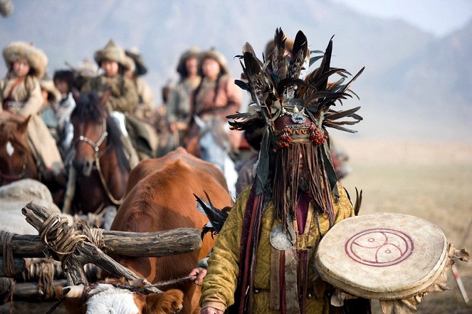 Mongol - Čingischán - Z natáčení