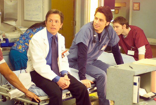 Scrubs: Doktůrci - Můj katalyzátor - Z filmu - Michael J. Fox, Zach Braff