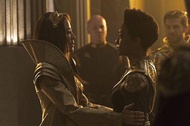 Star Trek: Discovery - Přehnané ambice - Z filmu - Michelle Yeoh, Sonequa Martin-Green