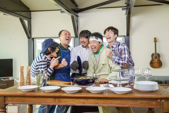 Sora no restaurant - Z filmu - Huwie Išizaki, Makita Sports, Hidekazu Mašima, Cutomu Takahaši, Masaki Okada