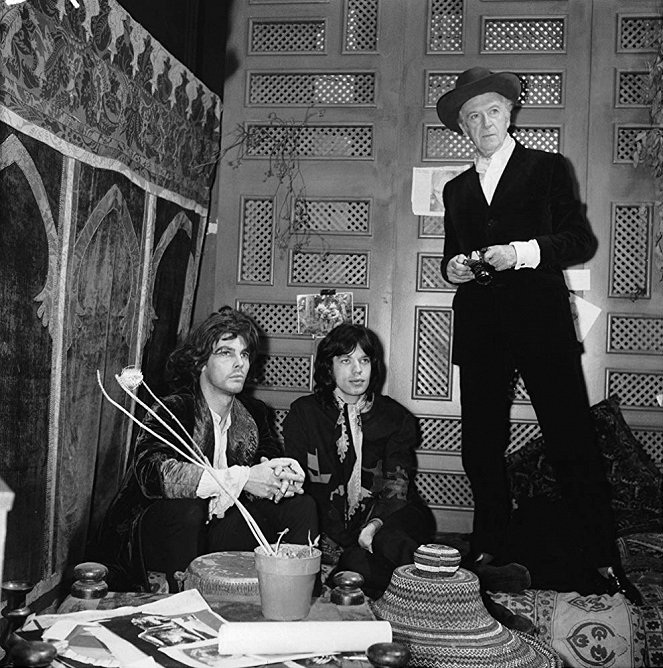 Představení - Z natáčení - James Fox, Mick Jagger, Cecil Beaton