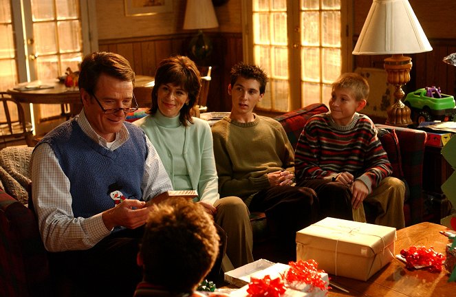 Malcolm v nesnázích - Série 6 - Hal's Christmas Gift - Z filmu - Bryan Cranston, Jane Kaczmarek, Justin Berfield, Erik Per Sullivan