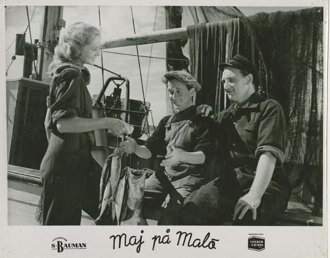 Maj på Malö - Fotosky - Inga Landgré, Åke Söderblom, Bernhard Sönnerstedt