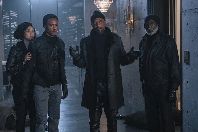 Shaft - Z filmu - Jessie T. Usher, Samuel L. Jackson, Richard Roundtree