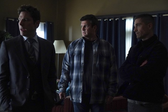 The Rookie - The Shake Up - Photos - Michael Trucco, Nathan Fillion, Eric Winter