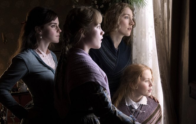 Malé ženy - Z filmu - Emma Watson, Florence Pugh, Saoirse Ronan, Eliza Scanlen