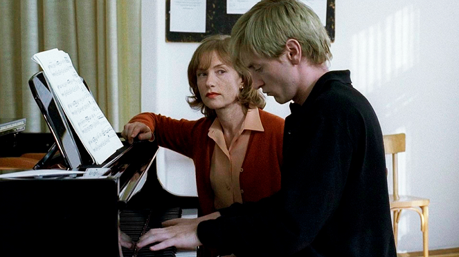Pianistka - Z filmu - Isabelle Huppert, Benoît Magimel