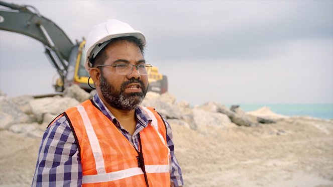 Výstavba letoviska Crossroads na Maledivách - Z filmu