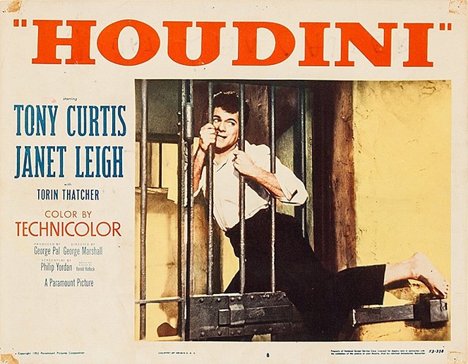 Houdini - Fotosky - Tony Curtis