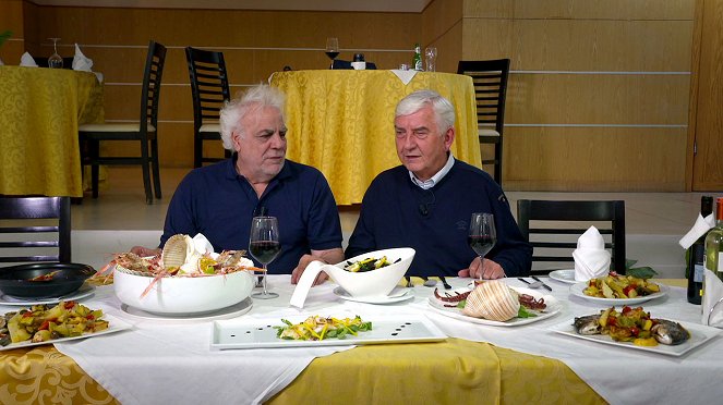 Vůně albánské kuchyně s Miroslavem Donutilem - Epizoda 7 - Z filmu - George Agathonikiadis, Miroslav Donutil