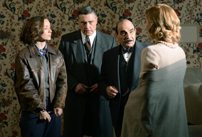 Agatha Christie's Poirot - Sloni mají paměť - Z filmu - Alexandra Dowling, Vincent Regan, David Suchet