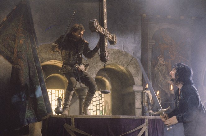 Robin Hood: Král zbojníků - Z filmu - Kevin Costner, Alan Rickman