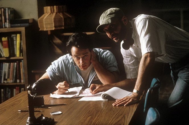 Vykoupení z věznice Shawshank - Z natáčení - Gil Bellows, Frank Darabont