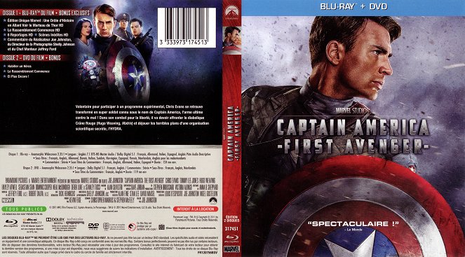 Captain America: První Avenger - Covery
