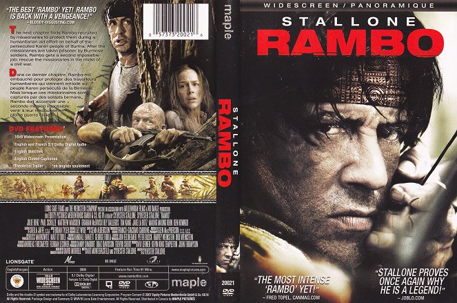 Rambo: Do pekla a zpět - Covery