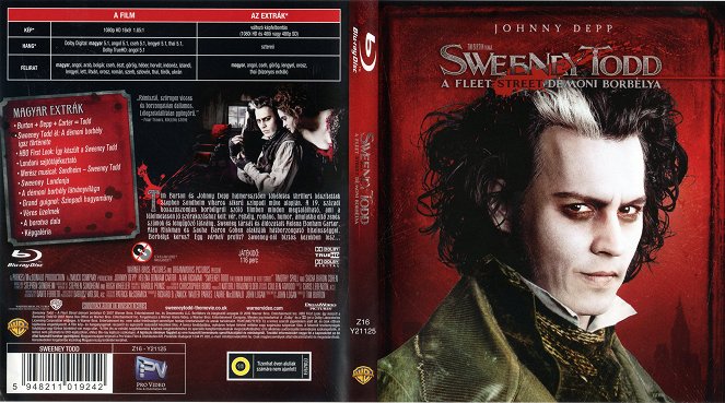 Sweeney Todd: Ďábelský holič z Fleet Street - Covery