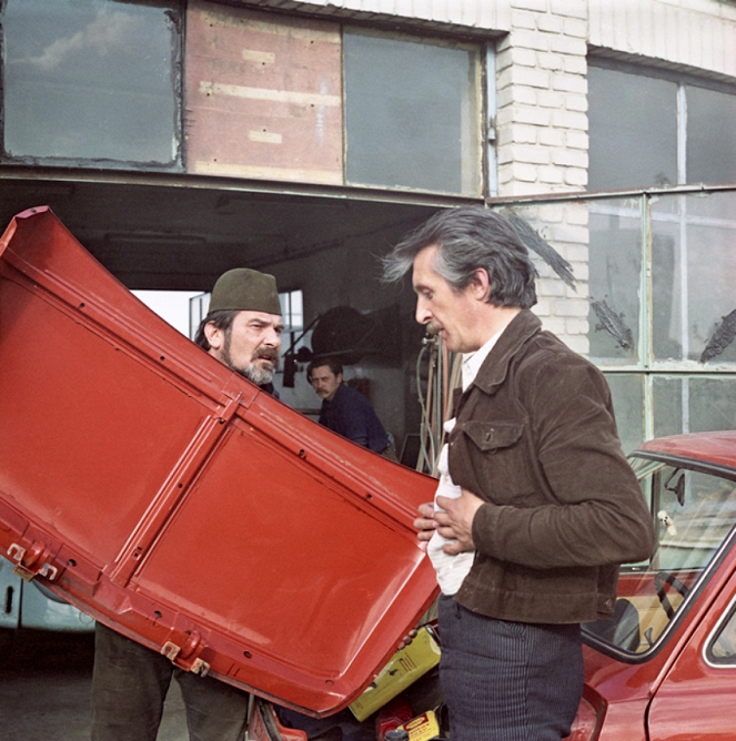 Czterdziestolatek - Włosy Flory, czyli labirynt - Z filmu - Ryszard Pietruski, Andrzej Kopiczyński