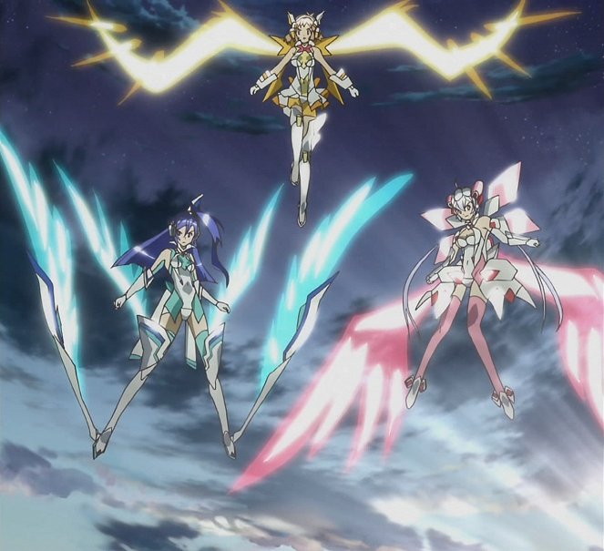 Senki zeššó Symphogear - Nagareboši, očite koete kotogotokite, sošite... - Z filmu