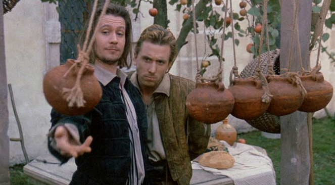 Rosencrantz a Guildenstern jsou mrtvi - Z filmu - Gary Oldman, Tim Roth