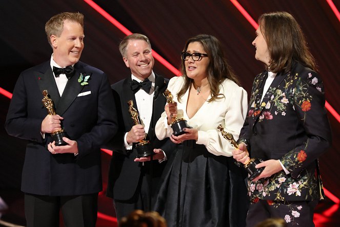 94th Annual Academy Awards - Photos - Jared Bush, Clark Spencer, Yvett Merino, Byron Howard
