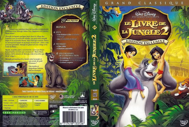 The Jungle Book 2 - Covers