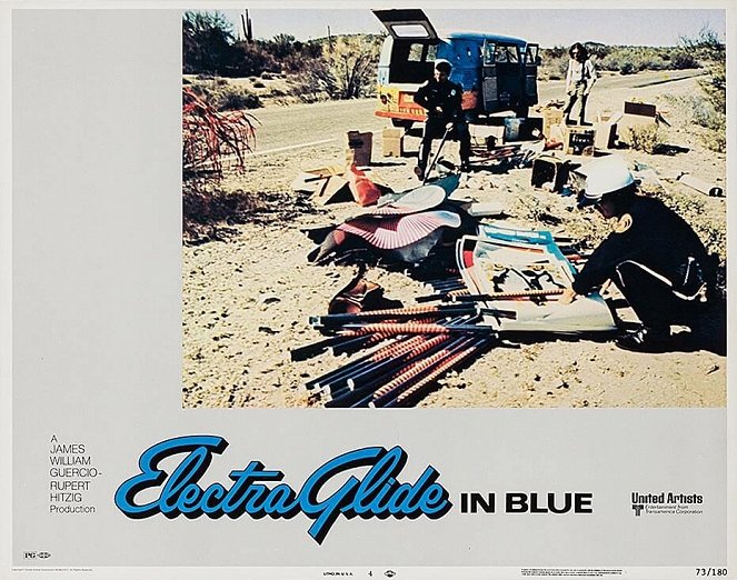Modrá Electra Glide - Fotosky